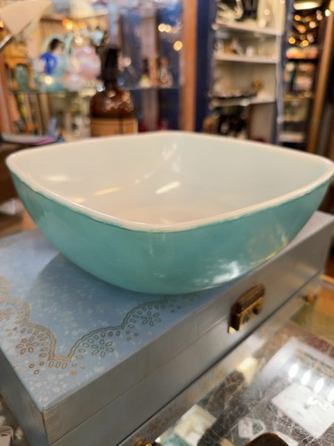 Blue Pyrex, 9” sq
