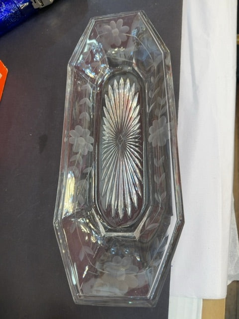Heisey relish tray