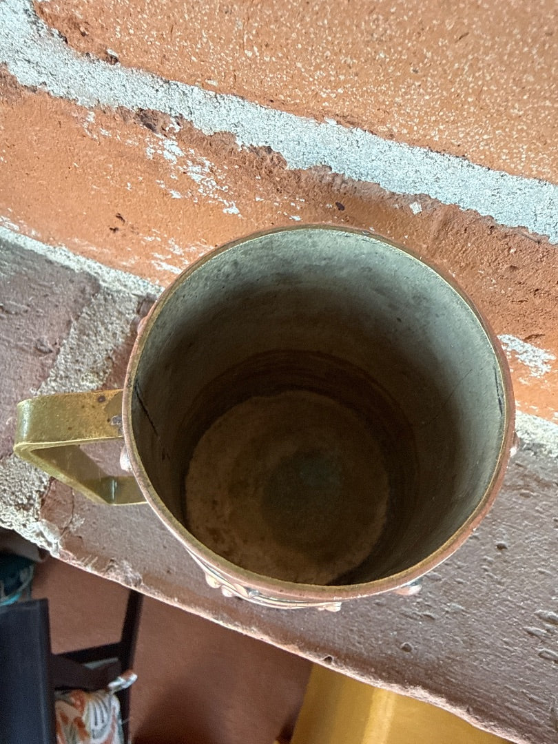 Vintage Brass & copper tankard