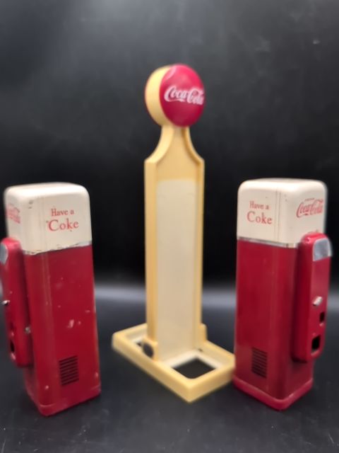 Coca-Cola gas pump salt and pepper shaker
