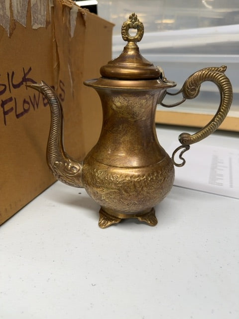 Brass tea pot