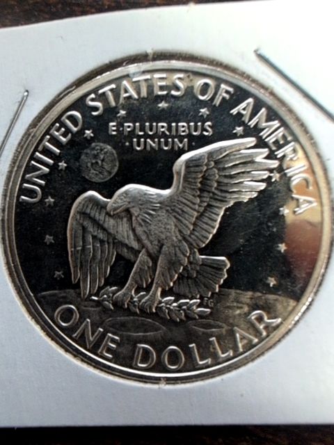 1971 Proof $1 Silver Dollar, Ike, Eisenhower