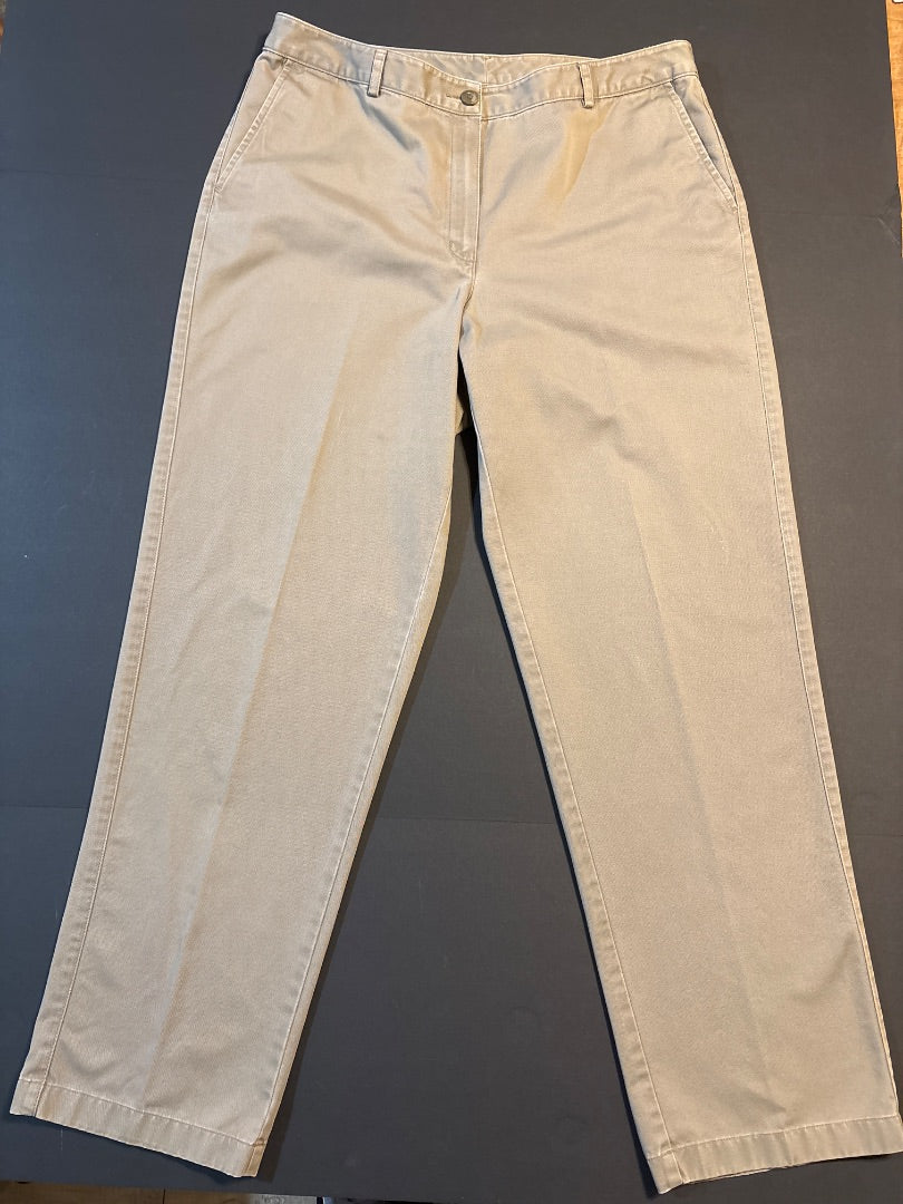 GSK - EBAY LLBean Khaki Pants Wms Size 14