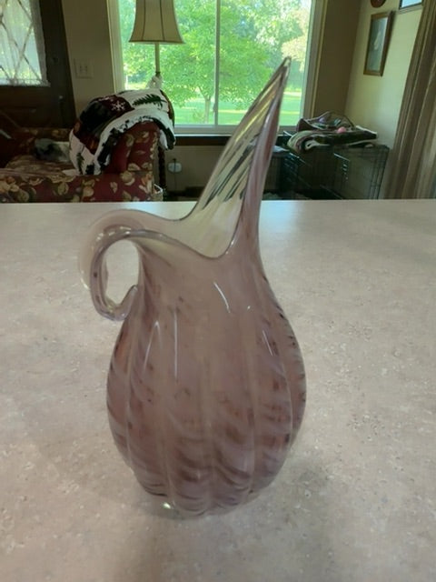 HB purple swirl vase/pitcher