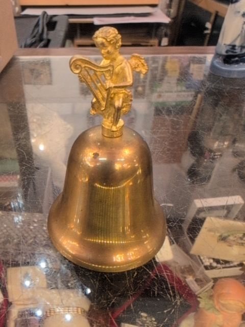 Brass Bell with angel