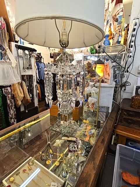 50's Lead Crystal Lamp