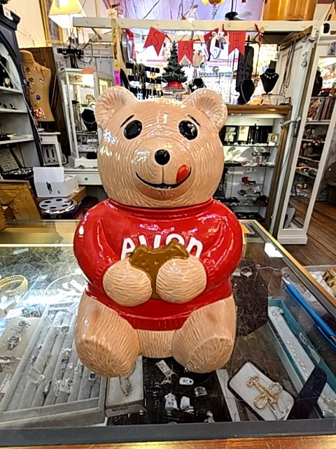 Avon Teddy Bear Cookie Jar