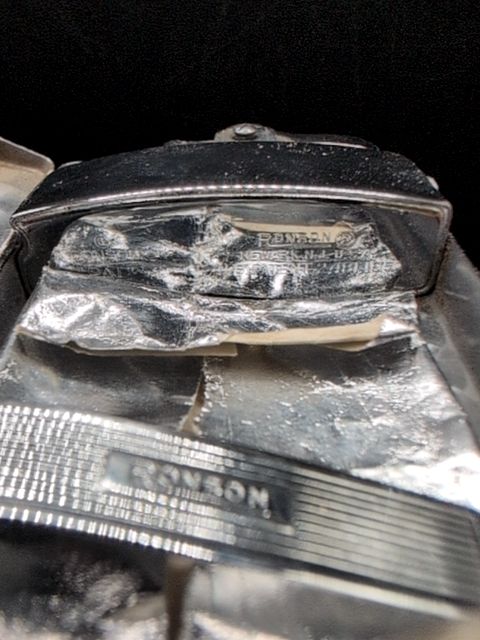 Ronson cigarette lighter and carrying case combo