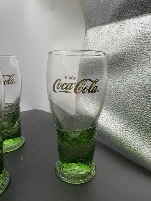 Vintage Coke Cola glasses