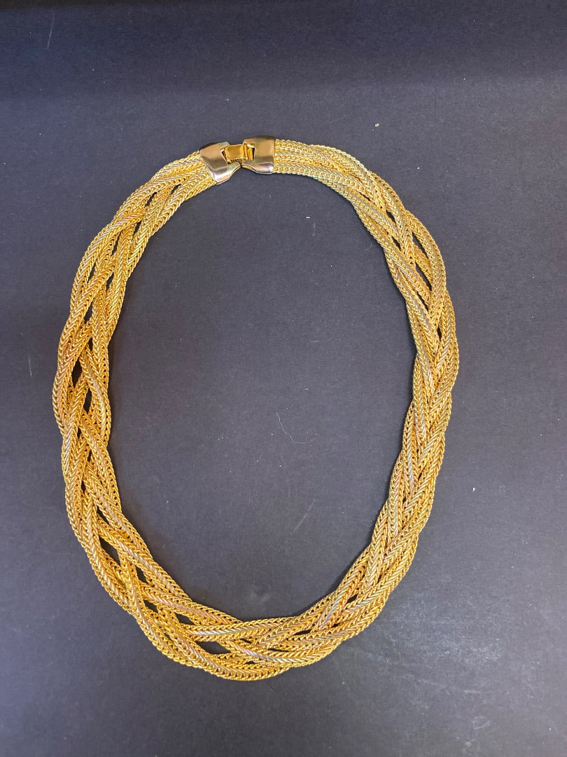 Braided necklace