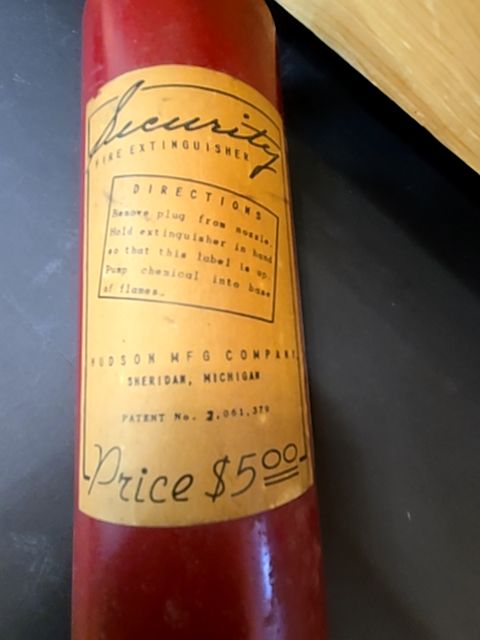 fire extinguisher