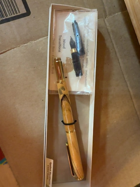 Hand crafted pen