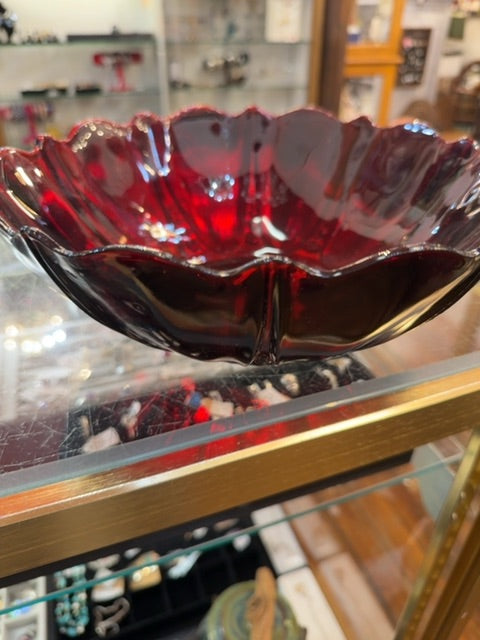 Anchor Hocking Ruby red