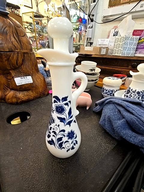 Blue Glass Cruet