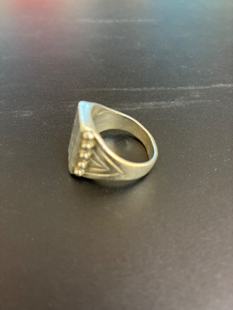 Don / Iris Dewa Grid Ring Size 10 Sterling
