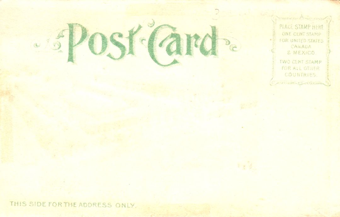 Catalogues Of Mueller Goods Factory And General Offices. H. Mueller MFC. Co. Decatur Illinois USA HTL Hold to the Light postcard