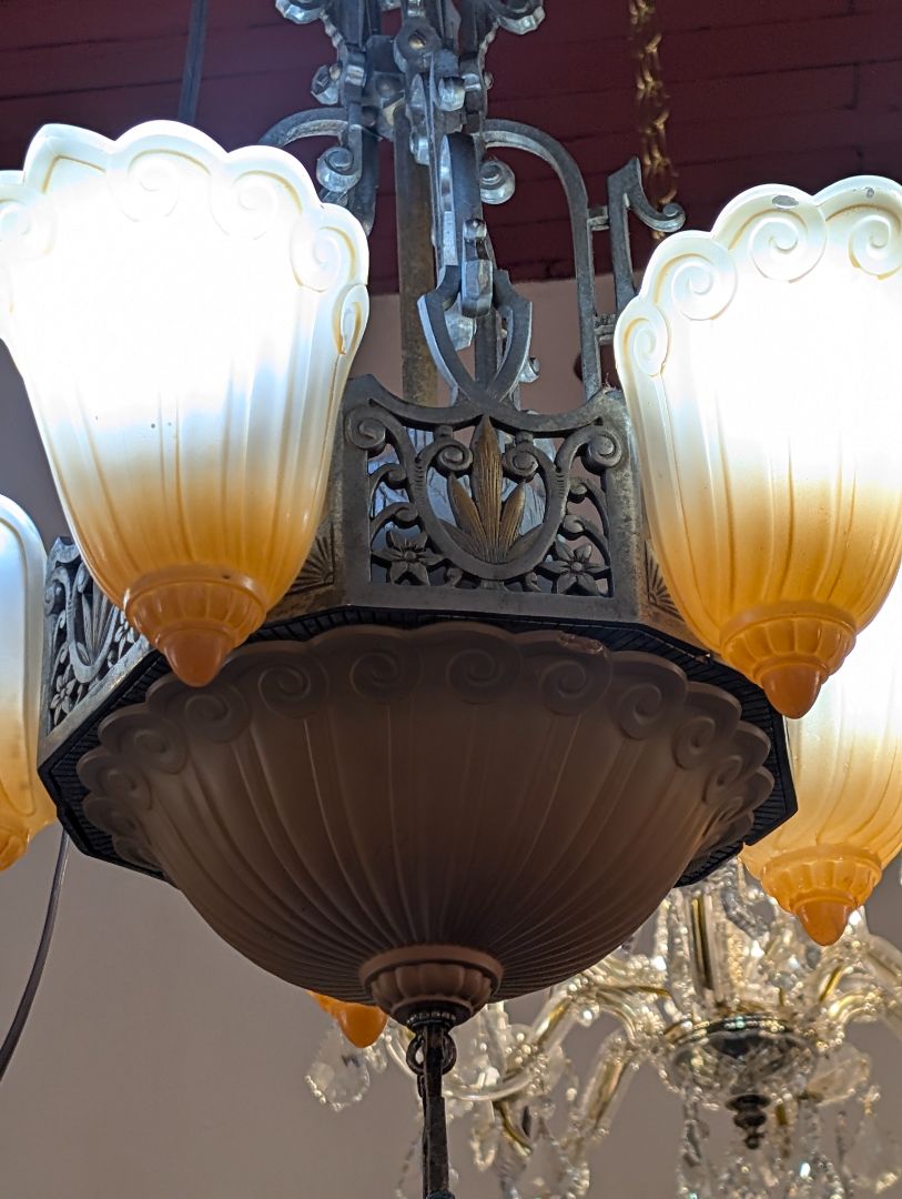 5 Light 1920-30 Slip Shade