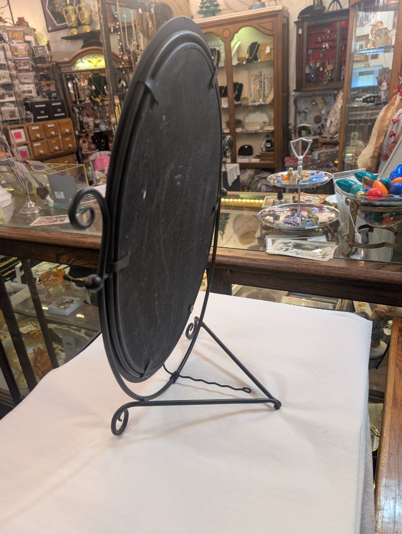 Arts and crafts style dresser mirror / stand