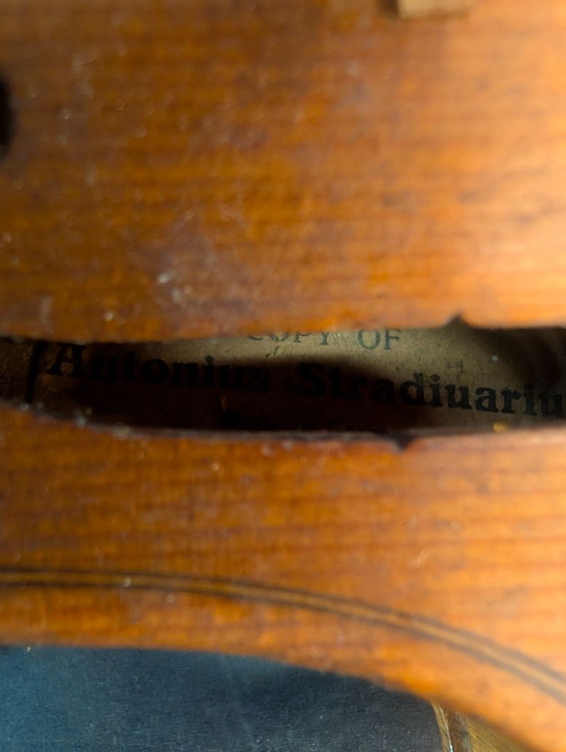 Turn of the century wall hanger German violin