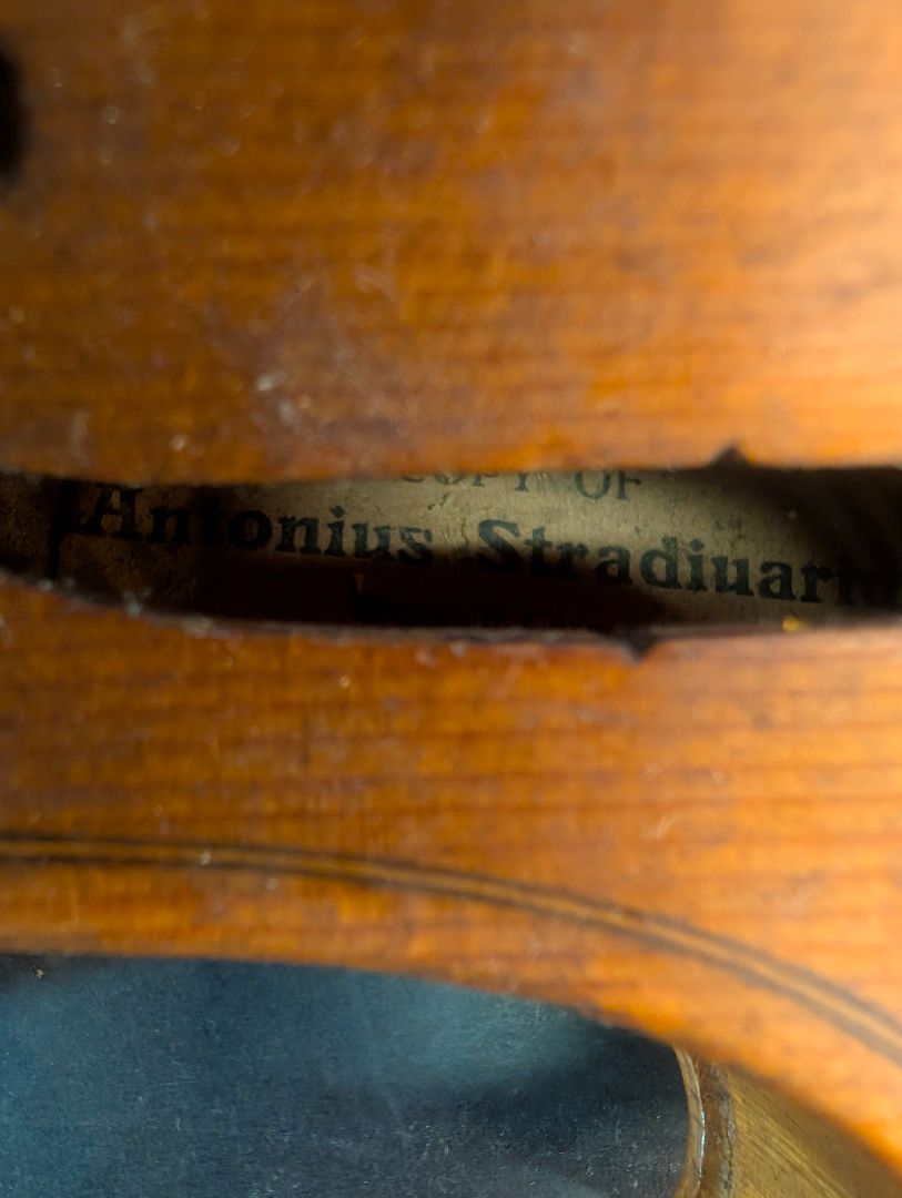 Turn of the century wall hanger German violin