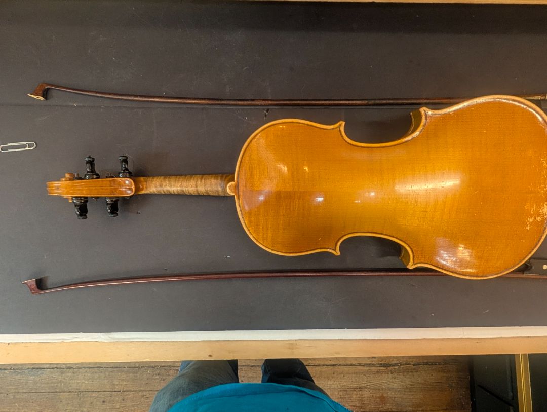 Turn of the century wall hanger German violin