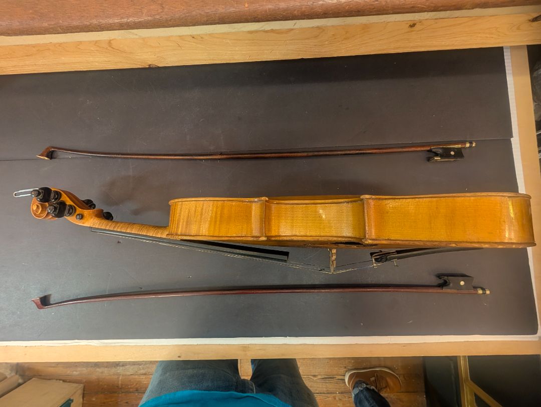 Turn of the century wall hanger German violin