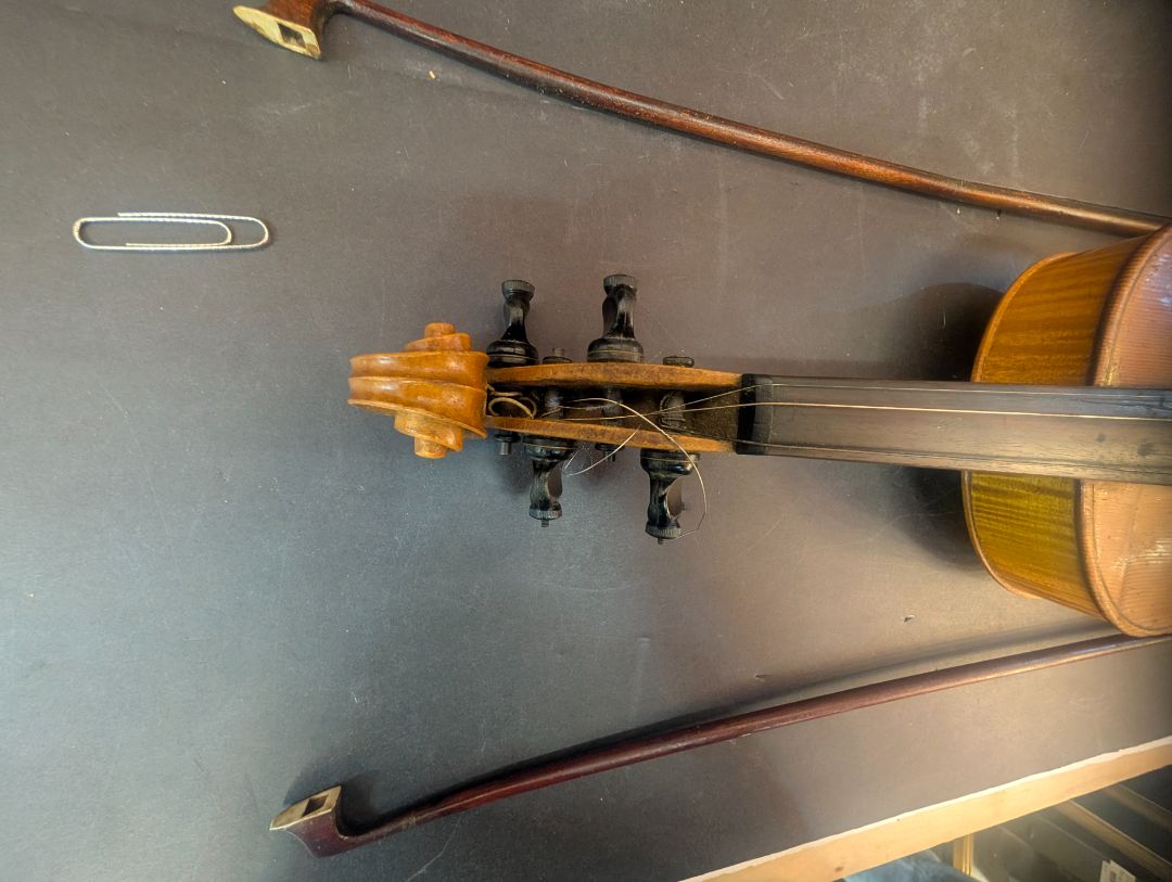 Turn of the century wall hanger German violin