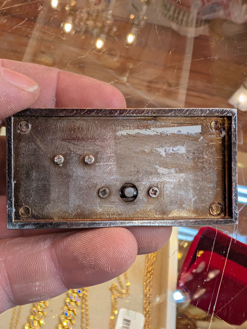 Singer sewing machine cast brass with silver plate