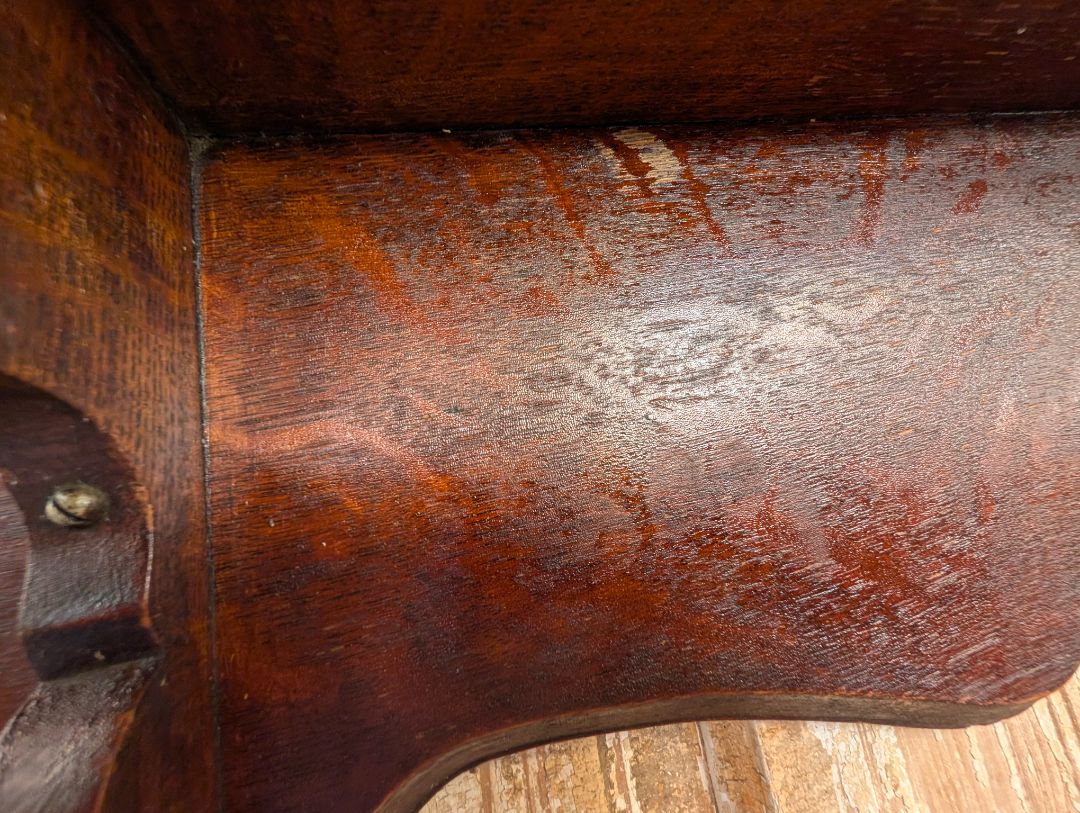 Early arts and crafts quarter sawn oak shelf