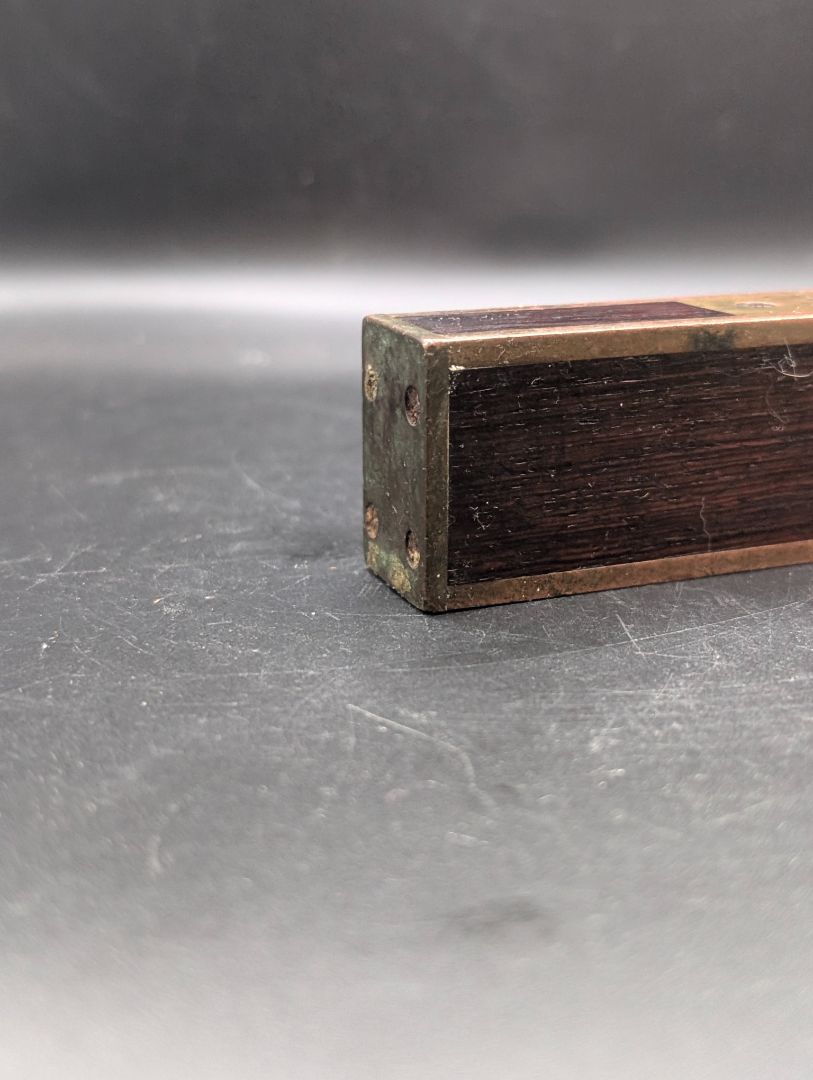 Stratton Brothers 8-in machinist level rosewood and brass