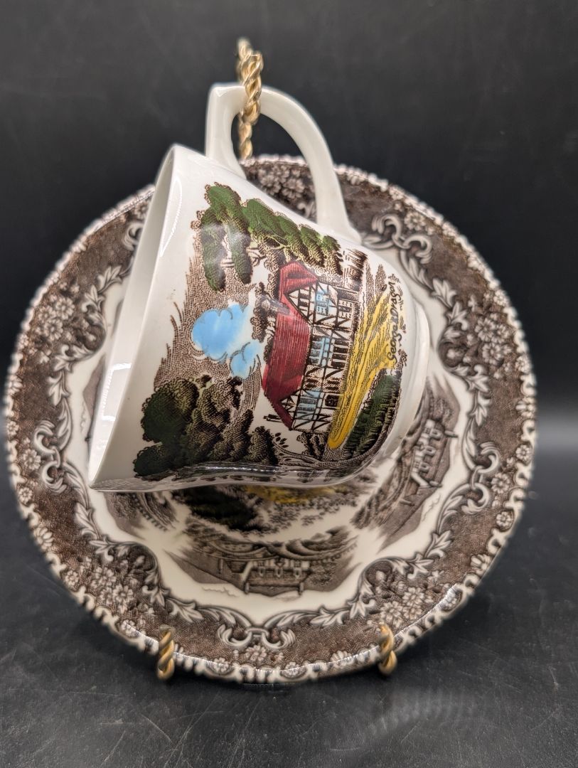 Grindley English Country Inns Painted Teacup