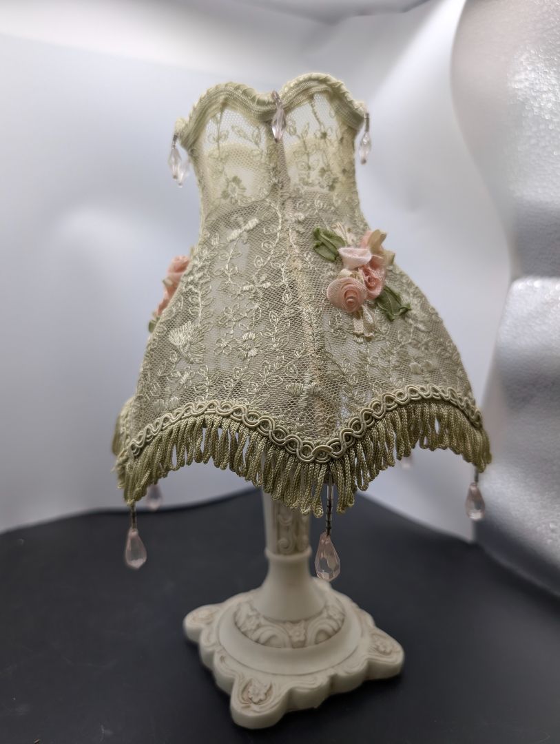 Candle Stand Lamp w/Shade