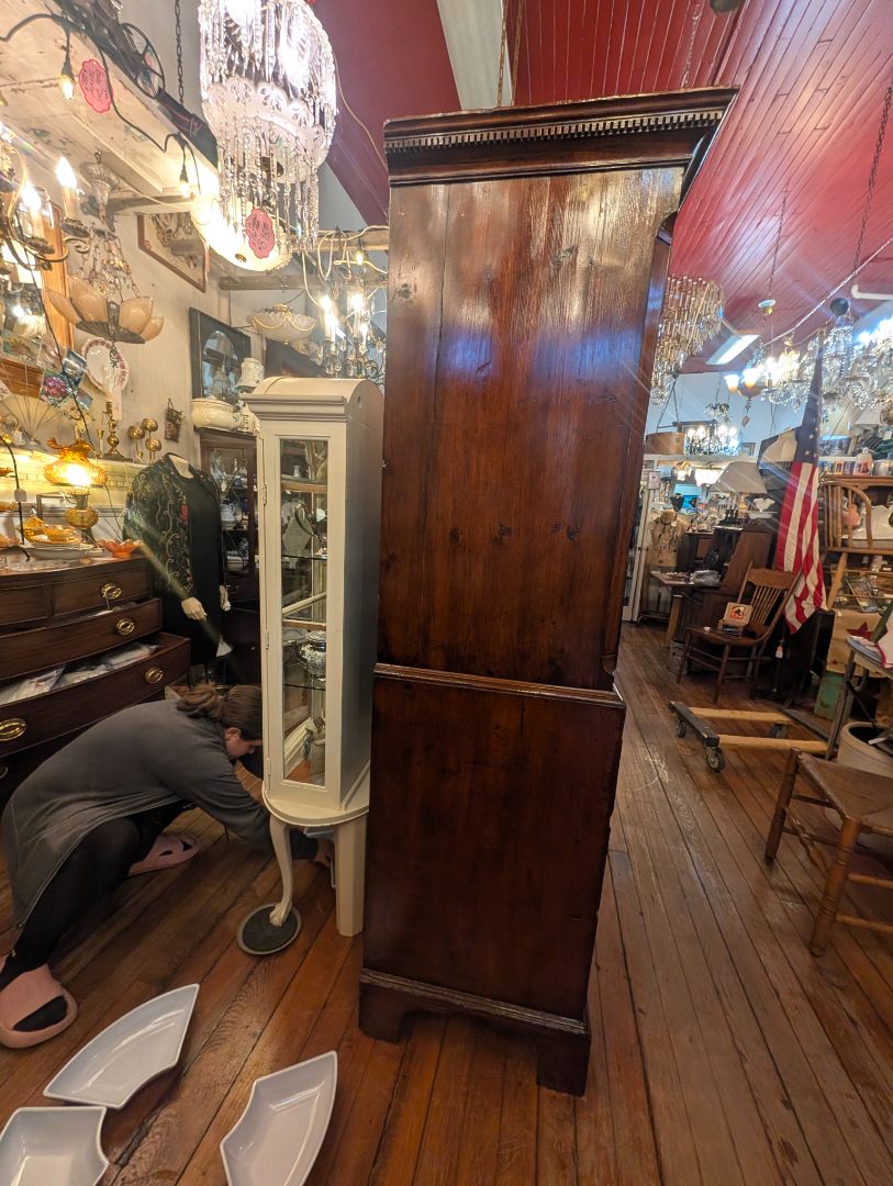 1760 to 1780 English highboy made in Lancaster region mahogany