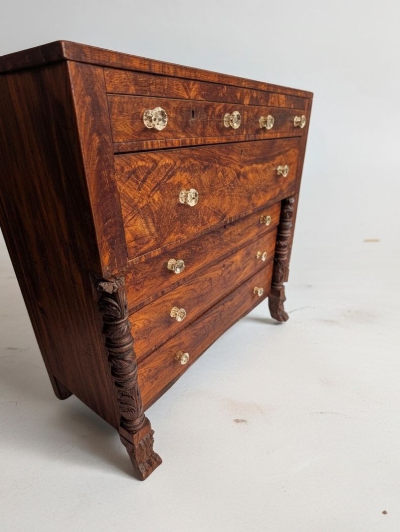 Early empire dresser, Mahogany.