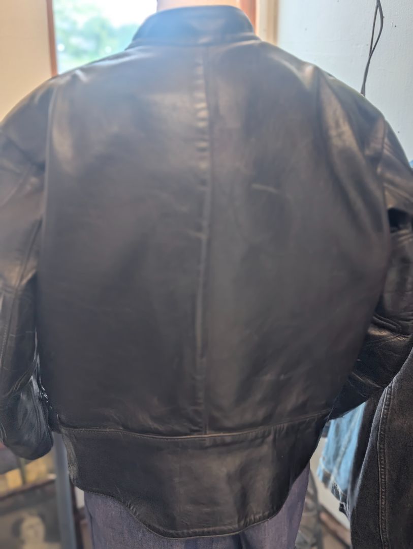 Vanson armor double vented leather motorcycle jacket
