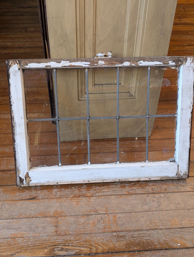 Leaded glass window four sizes available