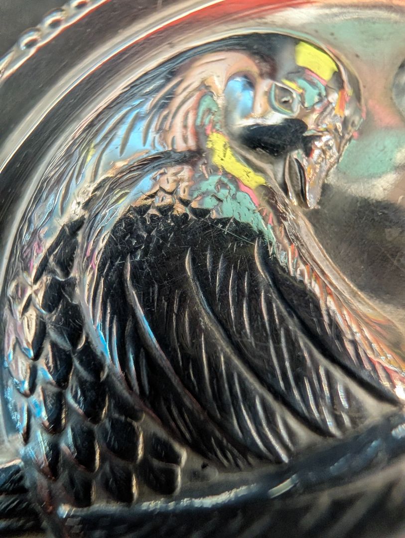 Art Deco sterling silver broach lovebirds