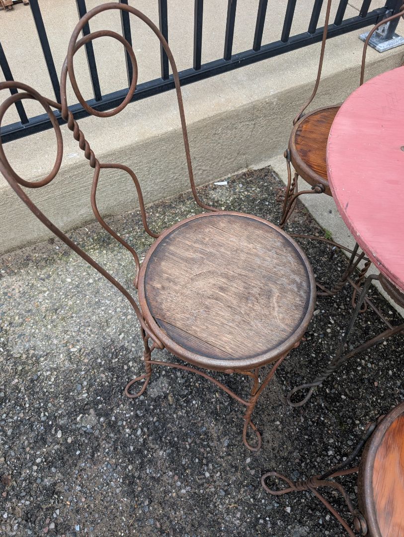 Original four chair parlor set 1930s