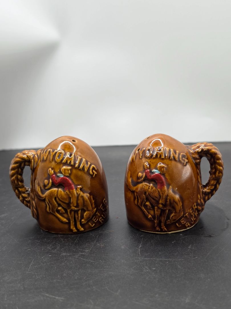 1950's Ceremic Cowboy Salt & Pepper Shakers