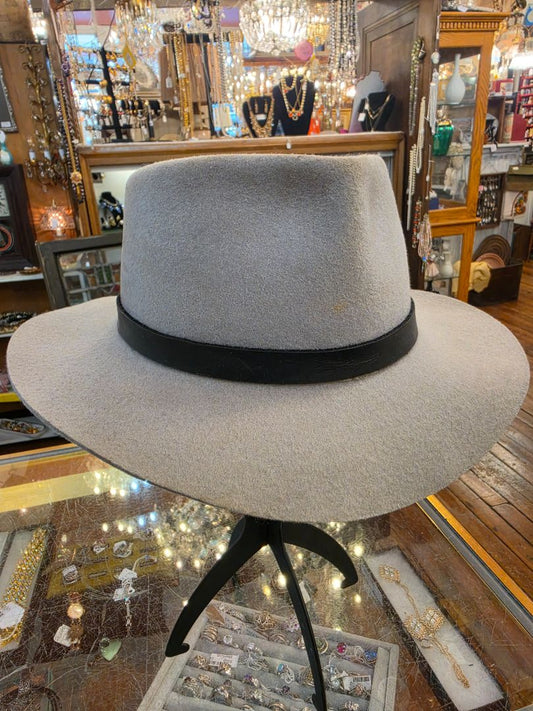 Charlie 1 Horse Grey Wool Fedora hat