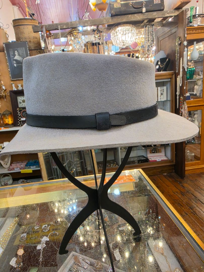 Charlie 1 Horse Grey Wool Fedora hat