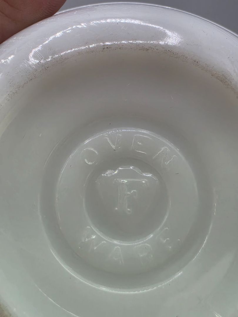 White Federal Milk Glass Bowl