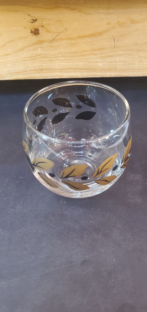 Cup With Gold Leaves