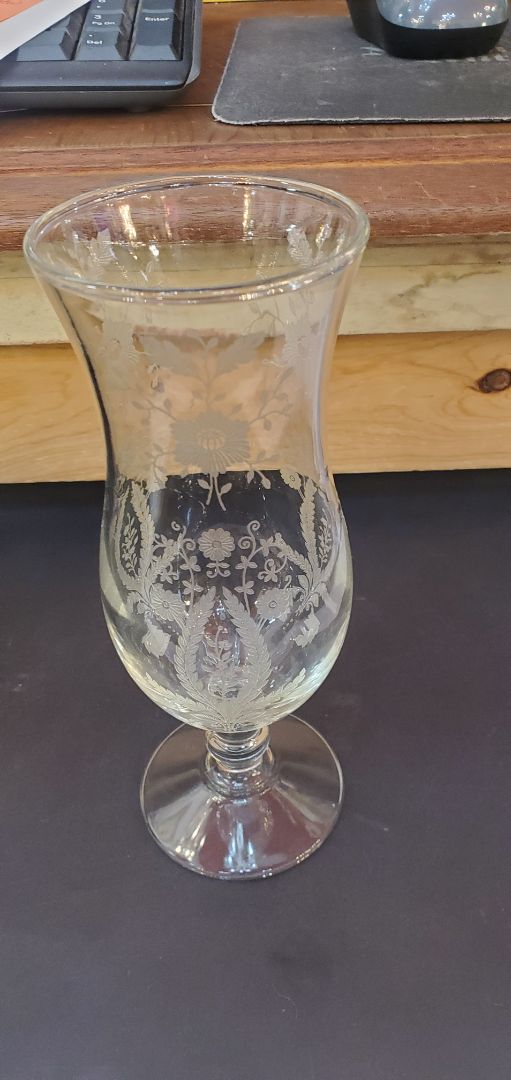 Hurricane Cocktail Glass