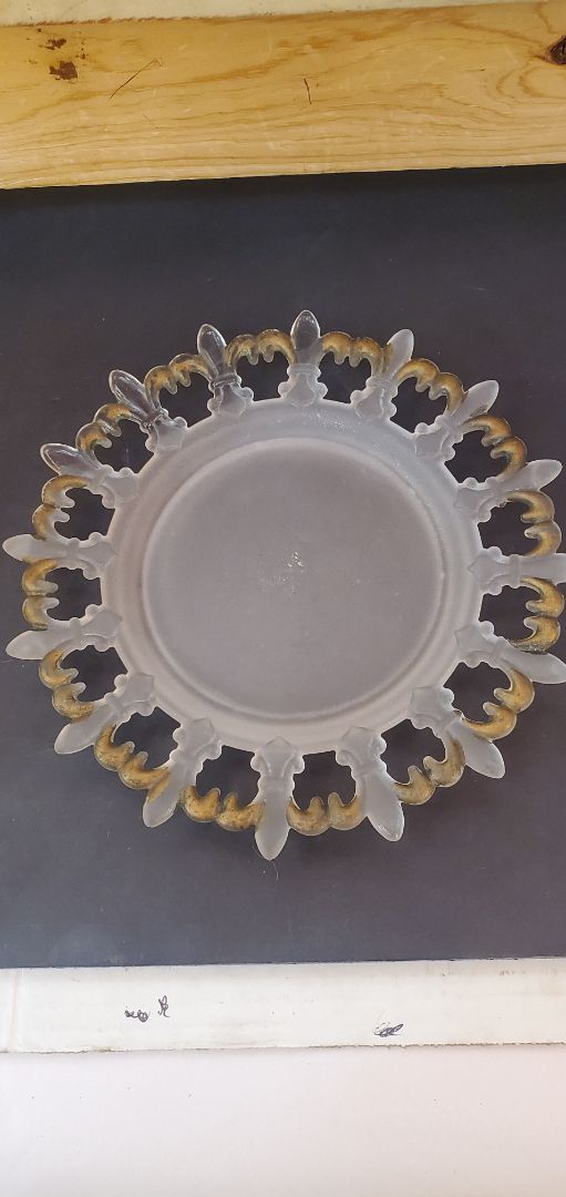 Frosted Glass Dish