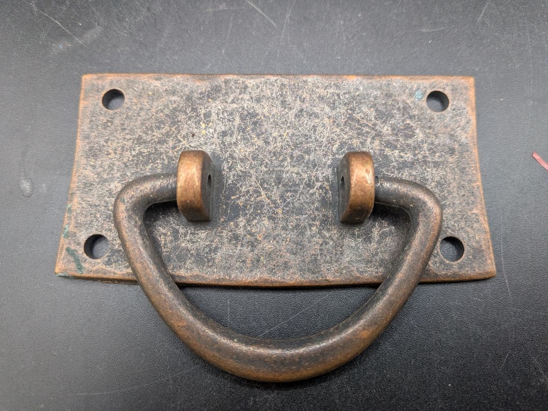 Reproduction Copper toned Mission Drawer Pull