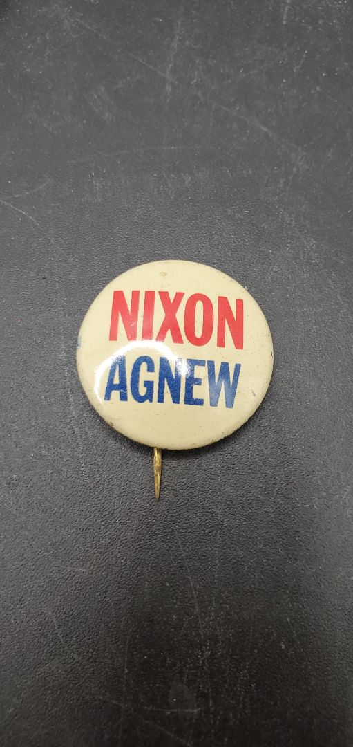 Nixon-Agnew Campaign Pin