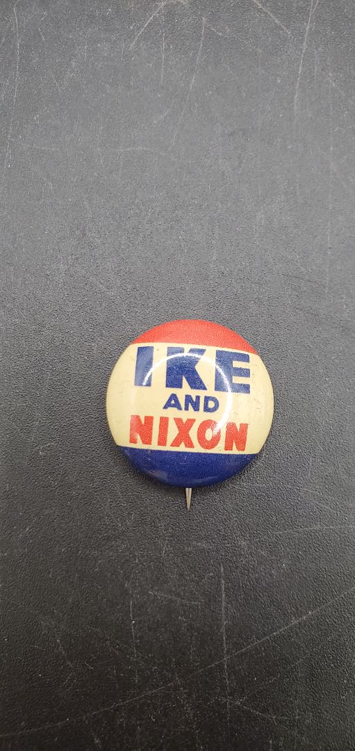 Ike and Nixon Campaign Pin
