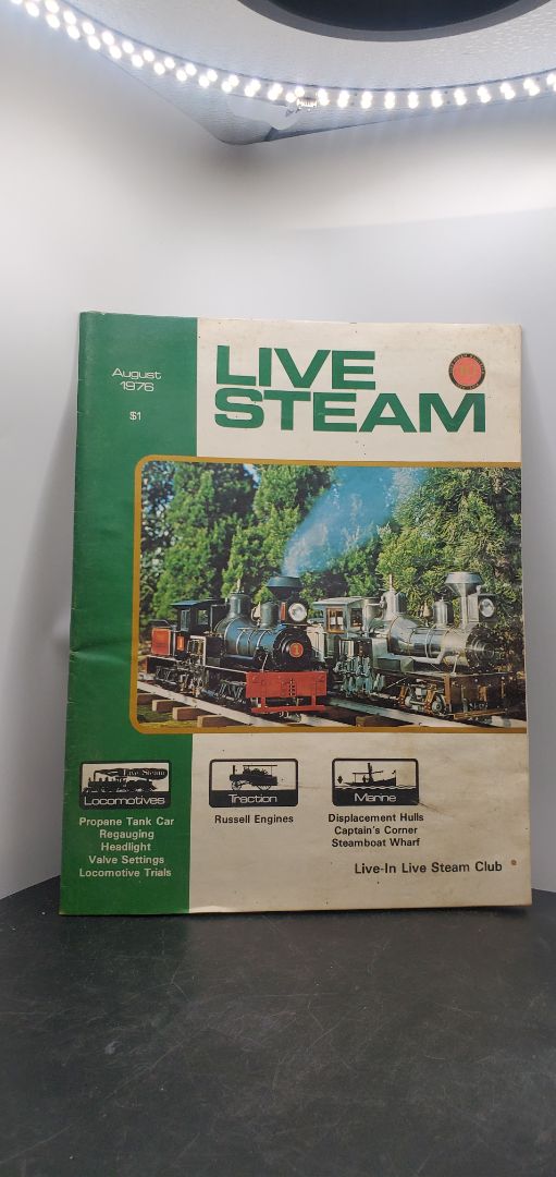 Live Steam Magazine August 1976
