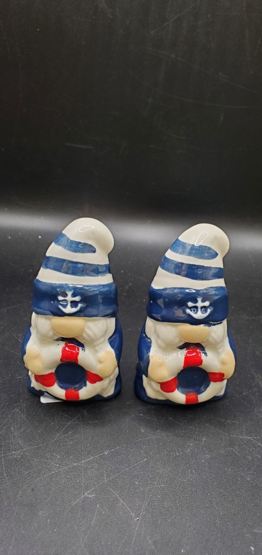 Navy Gnomes Salt and Pepper Shaker Set